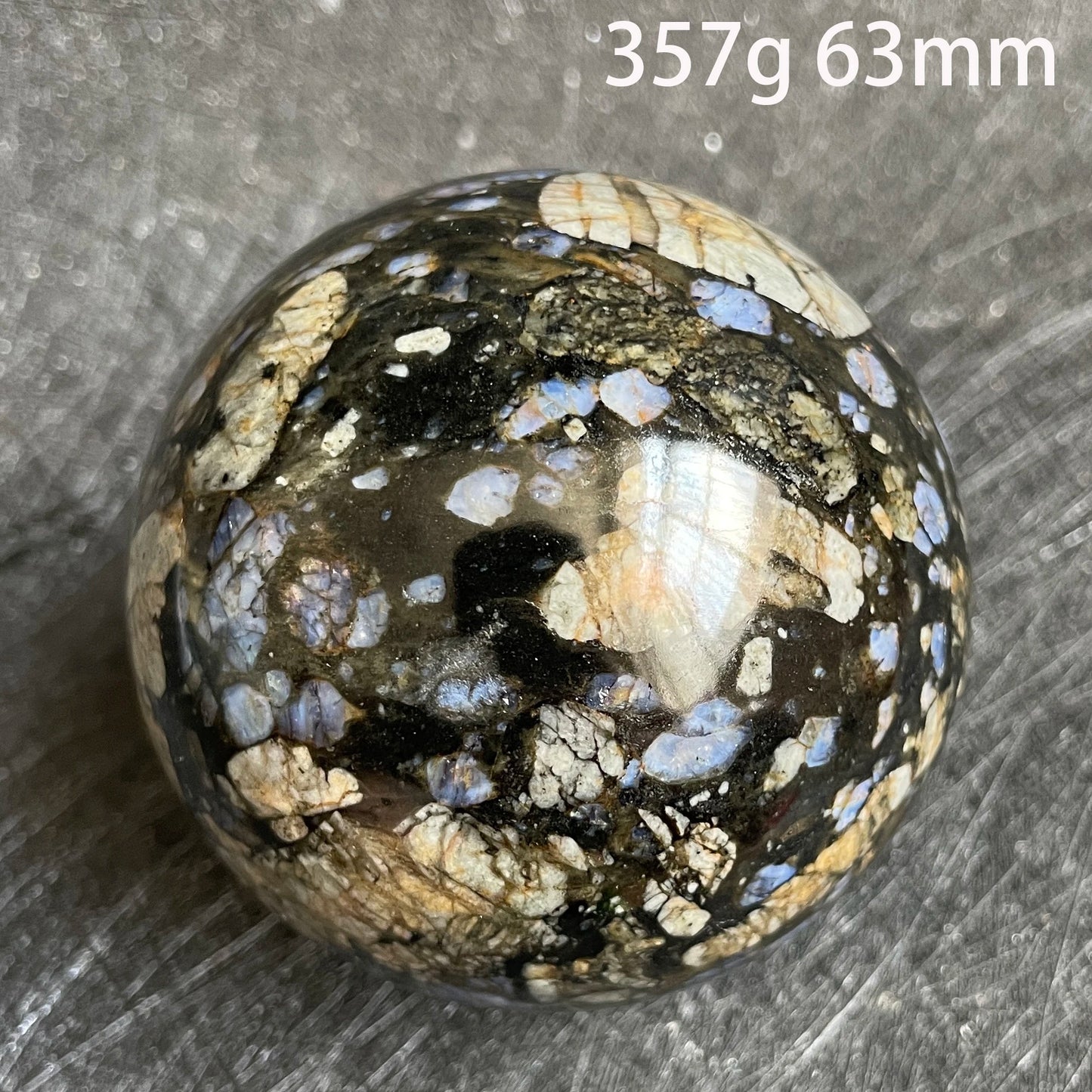 Natural Stone Glaucophane Crystal Ball Blue Energy Quartz Sphere Polished Rock Reiki Healing Gift Decor