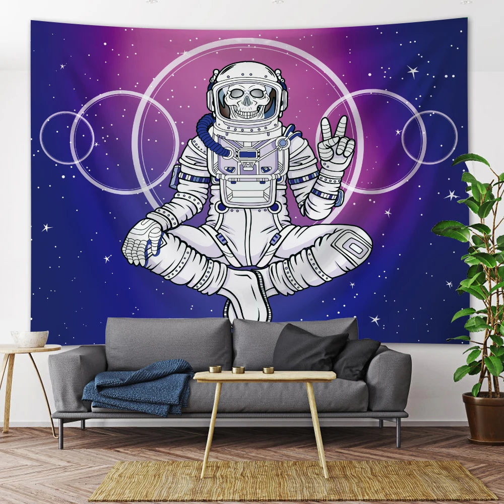 Buddha Meditation Seven Chakras Home Decor Tapestry Mandala Bohemian Decoration Psychedelic Scene Wall Mount Yoga Mat