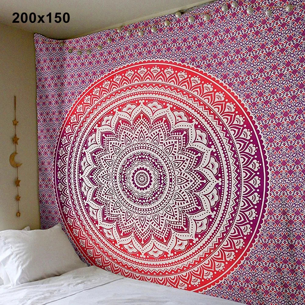 Mandala Bohemian Yoga Mat Beach Towel Shawl Blanket Indian Wall Hanging Tapestry Bohemian Mandala Tapisserie Decoration Mural