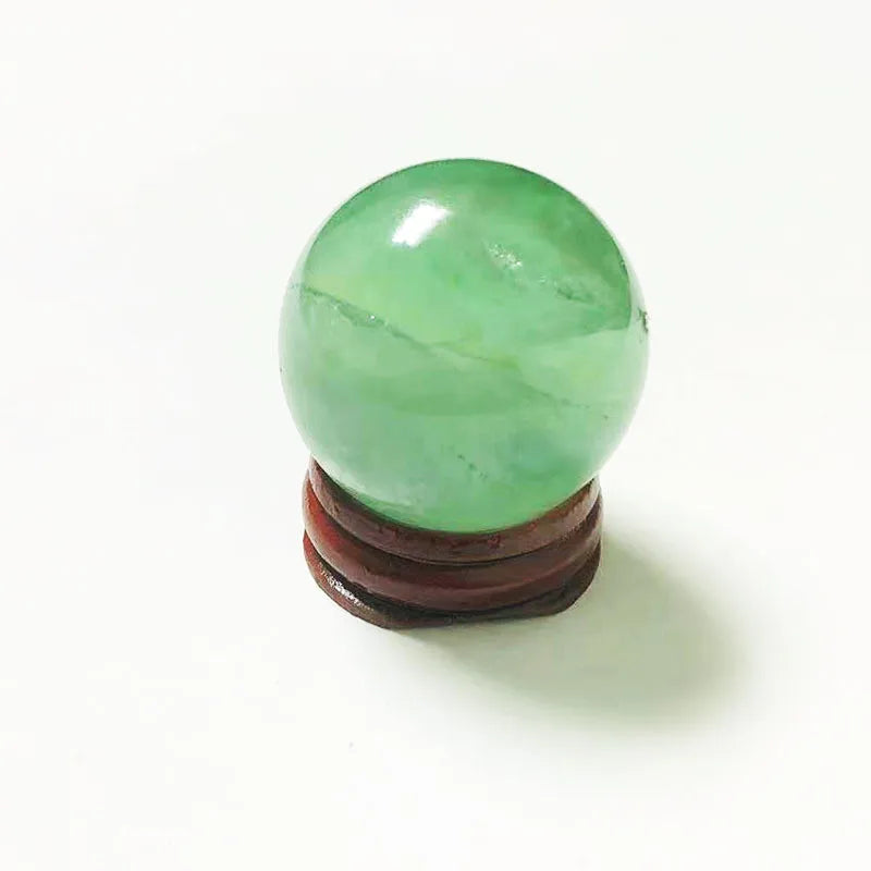 30-40MM Natural Crystal Ball Rose Quartz Polished Reiki Healing Amethyst Stone Sphere Desk Home Decor Crystal Ball Souvenirs 1pc