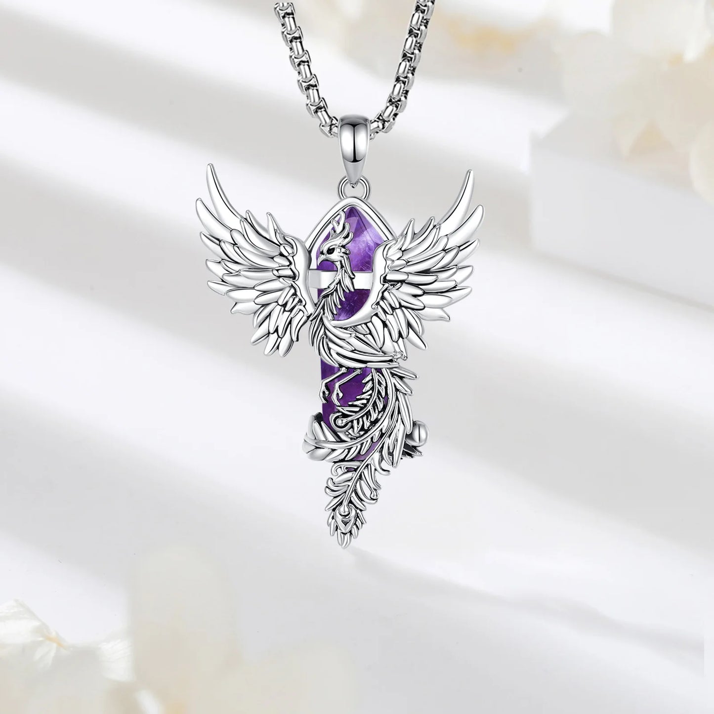 Crystal Chakra Pendant Necklace Tree Of Life Copper Wire Wrapped Birthstone Silver Jewelry Chakra Stones Healing Crystals