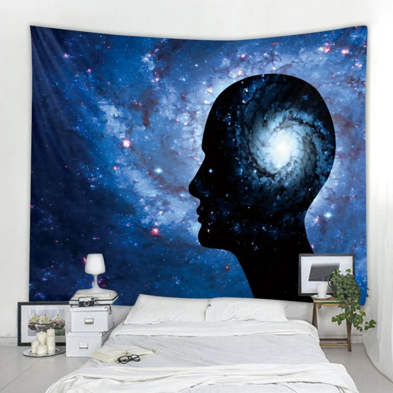 Buddha Meditation Seven Chakras Home Decor Tapestry Mandala Bohemian Decoration Psychedelic Scene Wall Mount Yoga Mat