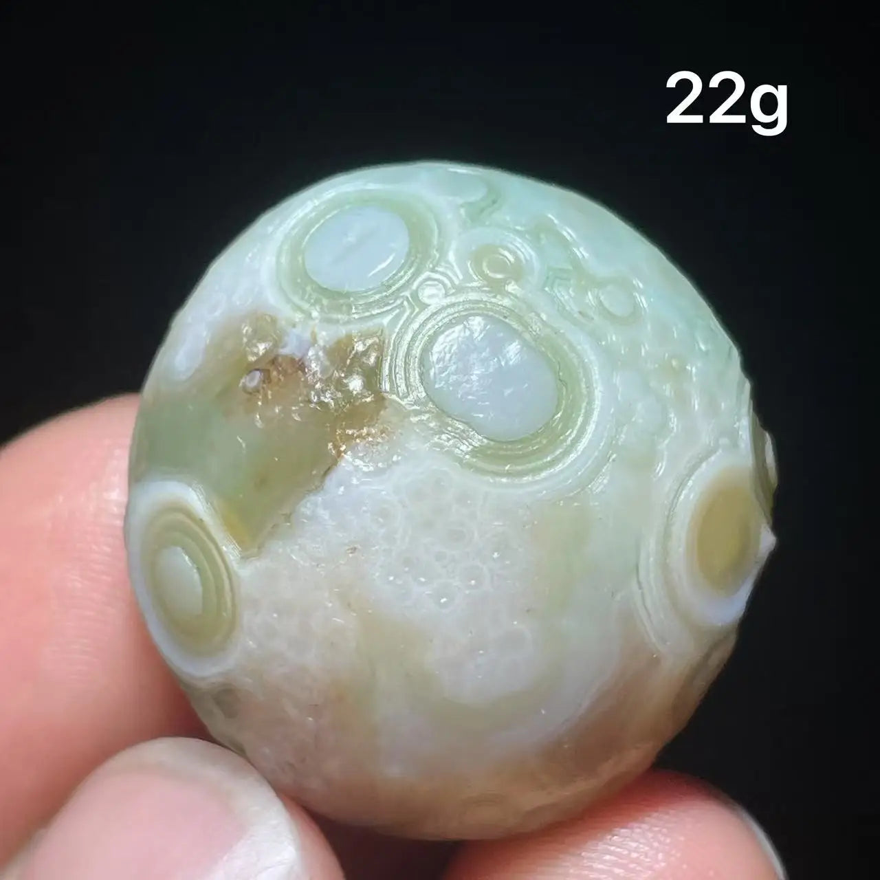 Natuarl black Sardonyx Gobi Agate Bead Alxa Eye Rock Specimen Energy Crystal Chakra Reiki Healing Stone Home Decor