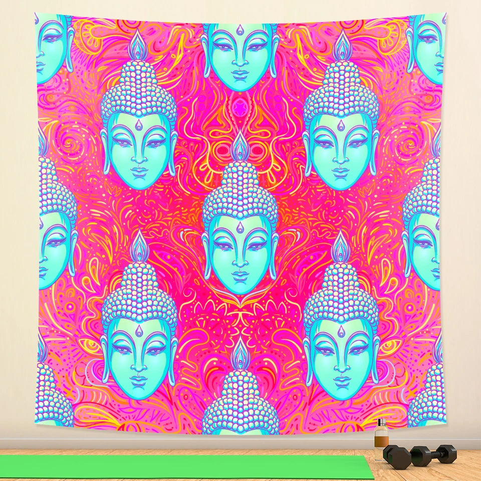 Indian meditation chakra tapestry home decoration Mandala tapestry background cloth Hippie witchcraft Bohemian decorative sheet