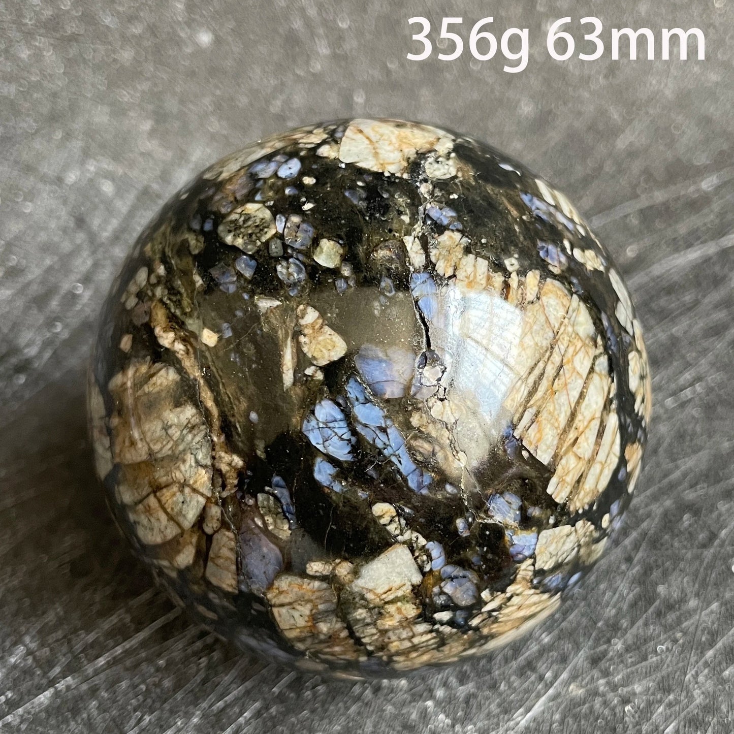 Natural Stone Glaucophane Crystal Ball Blue Energy Quartz Sphere Polished Rock Reiki Healing Gift Decor