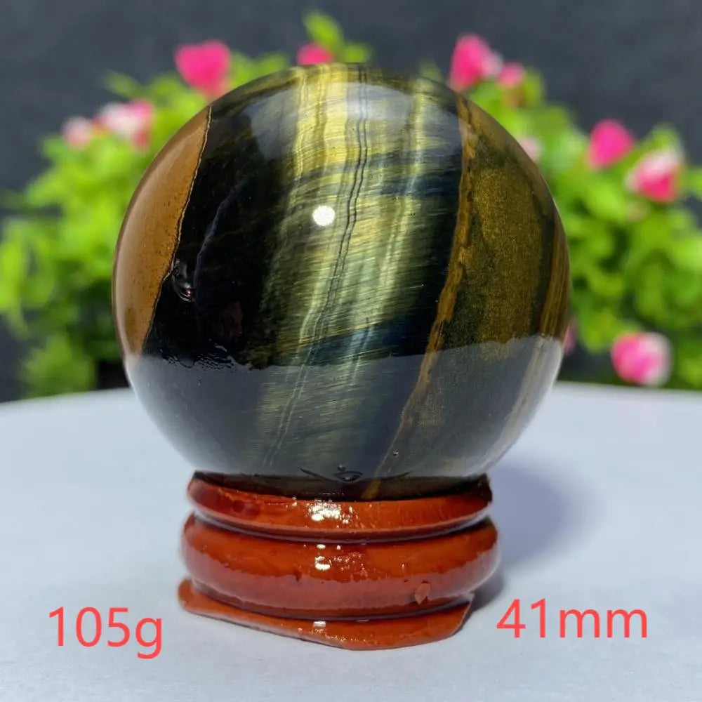 Blue Yellow Tiger Eye Ball Natural Crystal Sphere Mineral Gem Specimen Spiritual Meditation Reiki Healing Stone Home Decoration