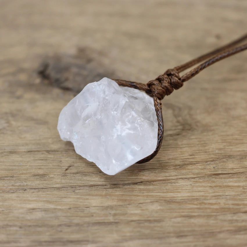 Healing Reiki Raw Stone Mineral Pendants Necklace,Natural Crystal Fluorite Rose Quartzs Tourmaline Agates Apatite Jewelry,QC3014