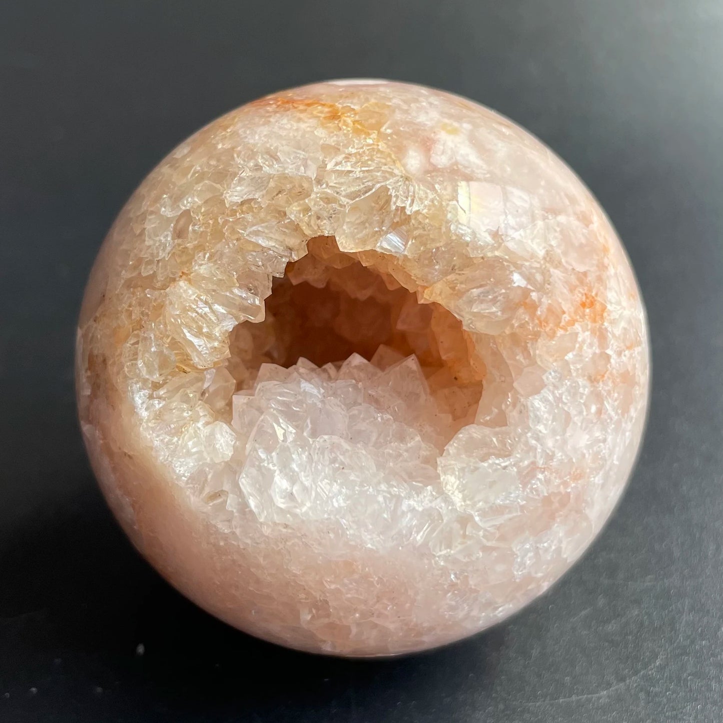 Natural Stone Amethyst Pink Sakura Agate Geode Sphere Polished Crystal Quartz ball Reiki Healing Gift Room Decor