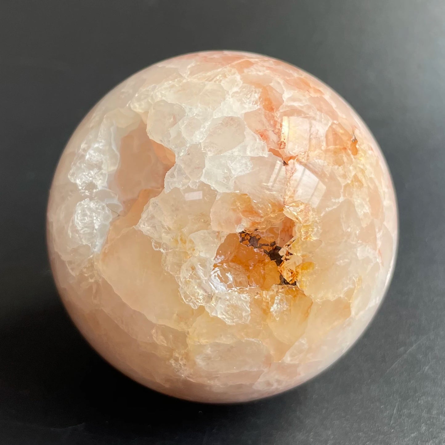 Natural Stone Amethyst Pink Sakura Agate Geode Sphere Polished Crystal Quartz ball Reiki Healing Gift Room Decor