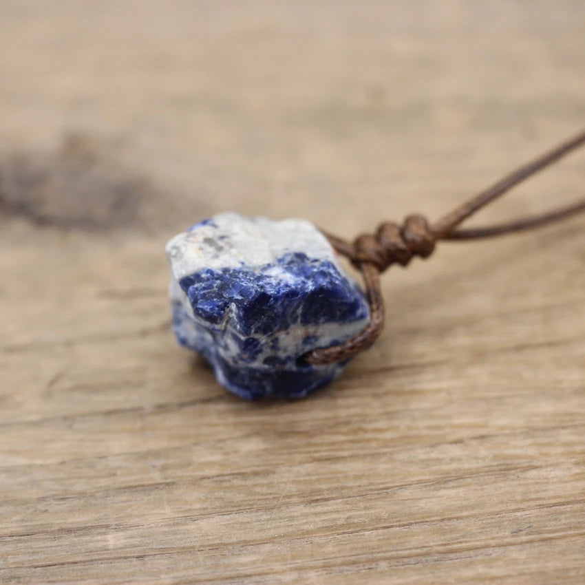 Healing Reiki Raw Stone Mineral Pendants Necklace,Natural Crystal Fluorite Rose Quartzs Tourmaline Agates Apatite Jewelry,QC3014