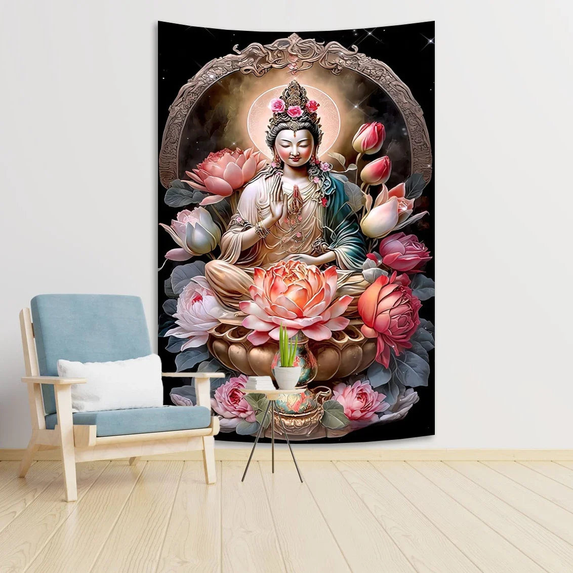 3d Tapestries, Buddha Wall Carpets, Dormitories, Hippie Psychedelic Tree Landscapes, Bohemian Decorations