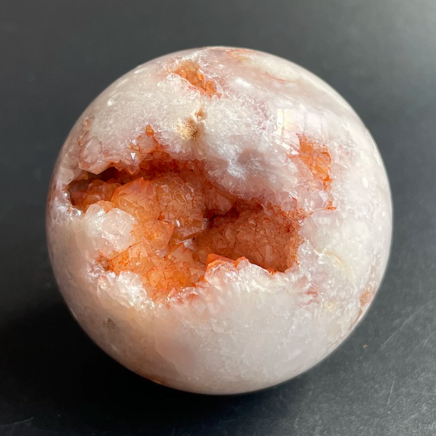 Natural Stone Amethyst Pink Sakura Agate Geode Sphere Polished Crystal Quartz ball Reiki Healing Gift Room Decor