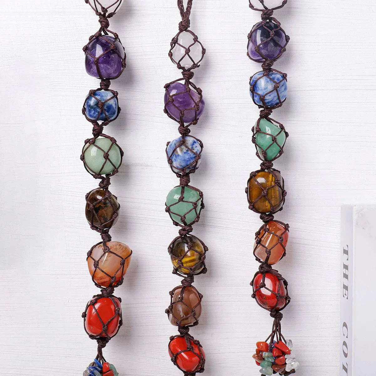Natural Crystal Chakra Pendant