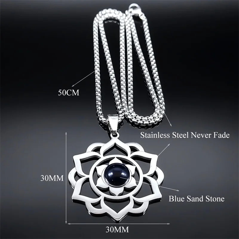 Lotus Healing Chakra Necklace