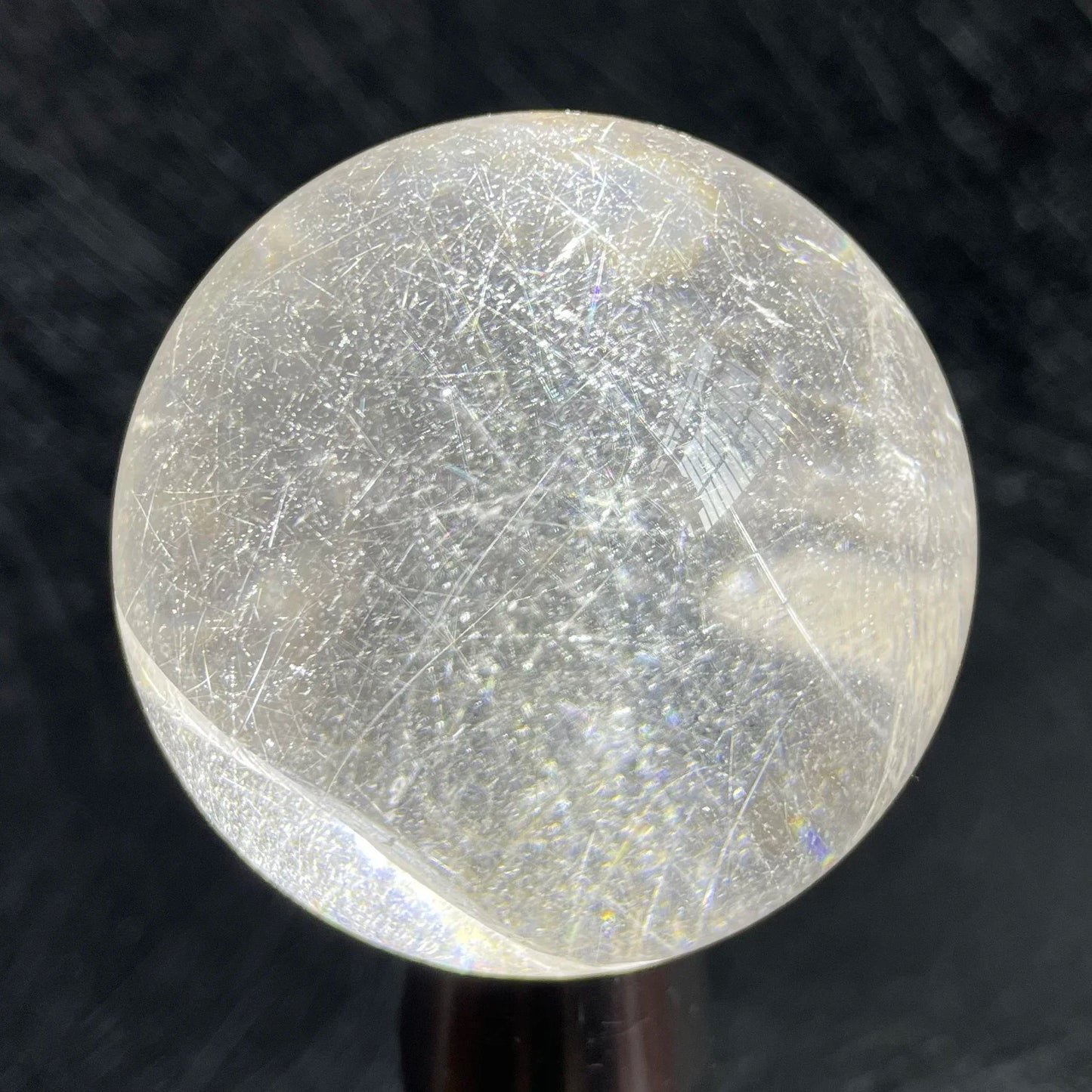 Natural Stone Golden Quartz Rutilated Sphere Polished Crystal Ball Decoration Rock Gift Reiki Healing