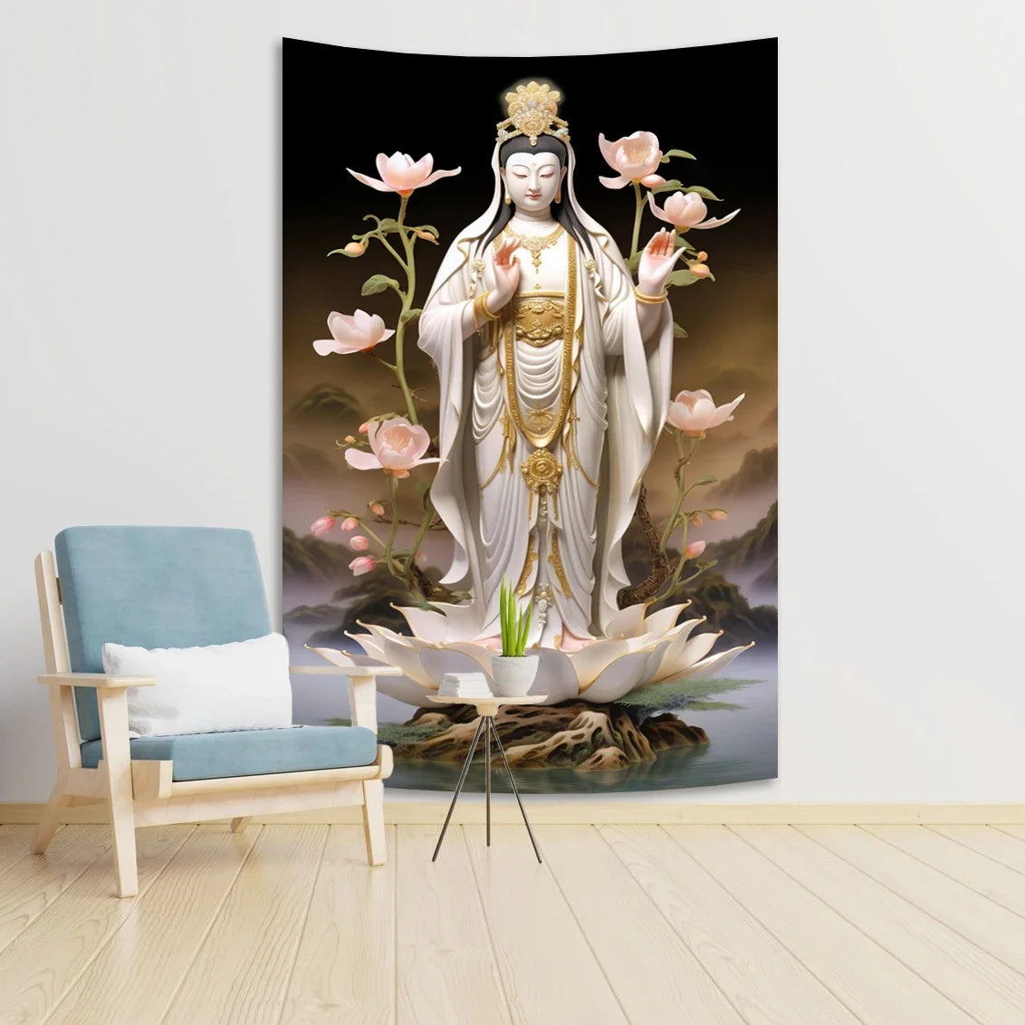 3d Tapestries, Buddha Wall Carpets, Dormitories, Hippie Psychedelic Tree Landscapes, Bohemian Decorations