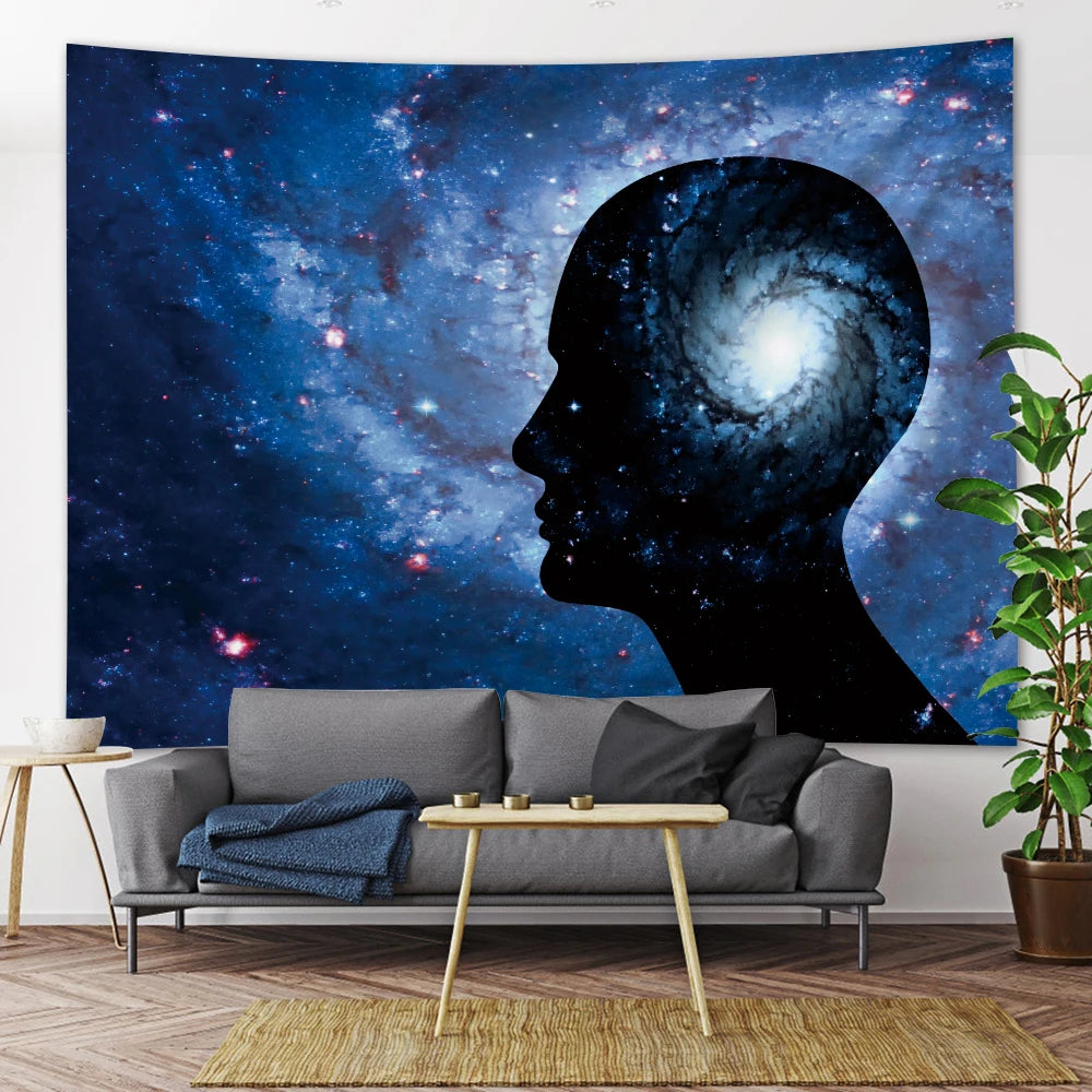 Buddha Meditation Seven Chakras Home Decor Tapestry Mandala Bohemian Decoration Psychedelic Scene Wall Mount Yoga Mat