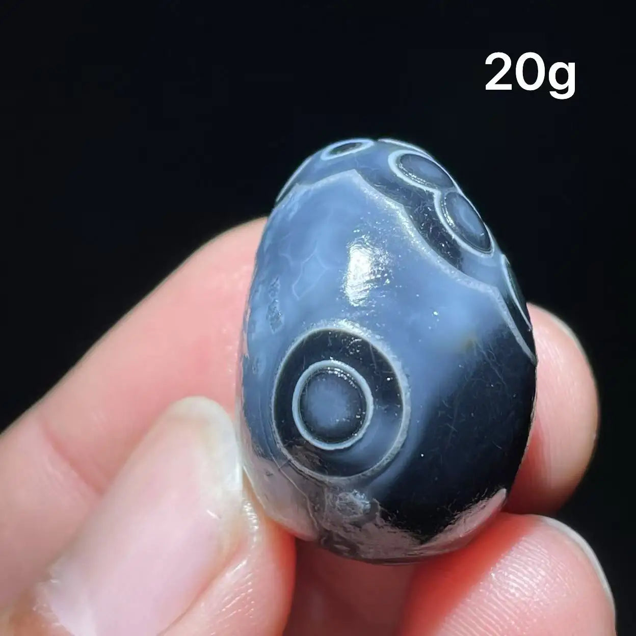 Natuarl black Sardonyx Gobi Agate Bead Alxa Eye Rock Specimen Energy Crystal Chakra Reiki Healing Stone Home Decor