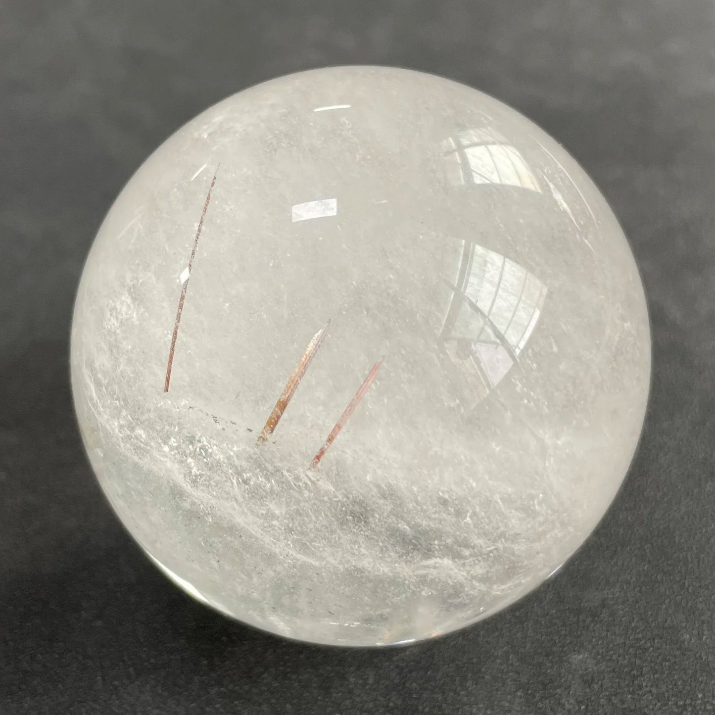 Natural Stone Golden Quartz Rutilated Sphere Polished Crystal Ball Decoration Rock Gift Reiki Healing