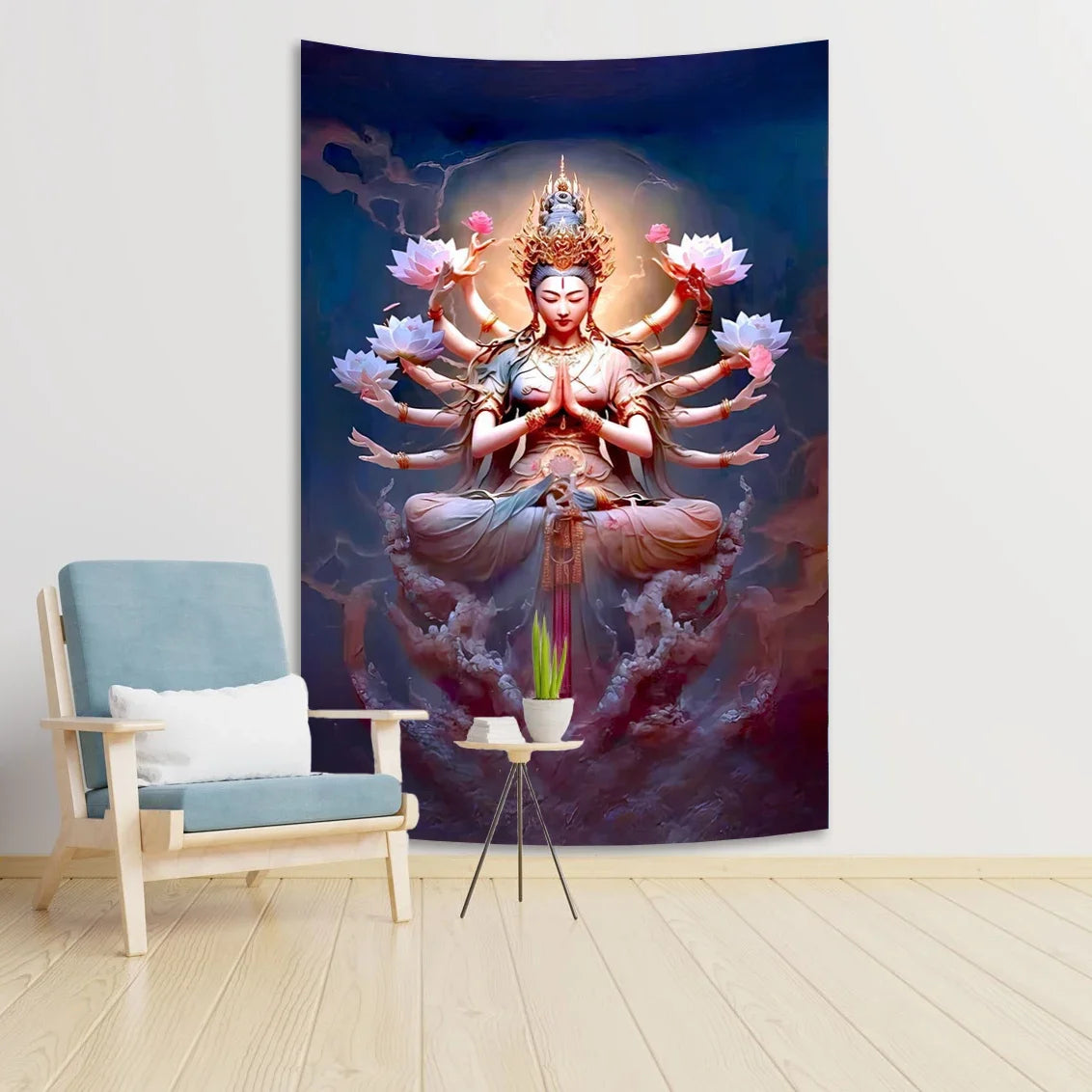3d Tapestries, Buddha Wall Carpets, Dormitories, Hippie Psychedelic Tree Landscapes, Bohemian Decorations