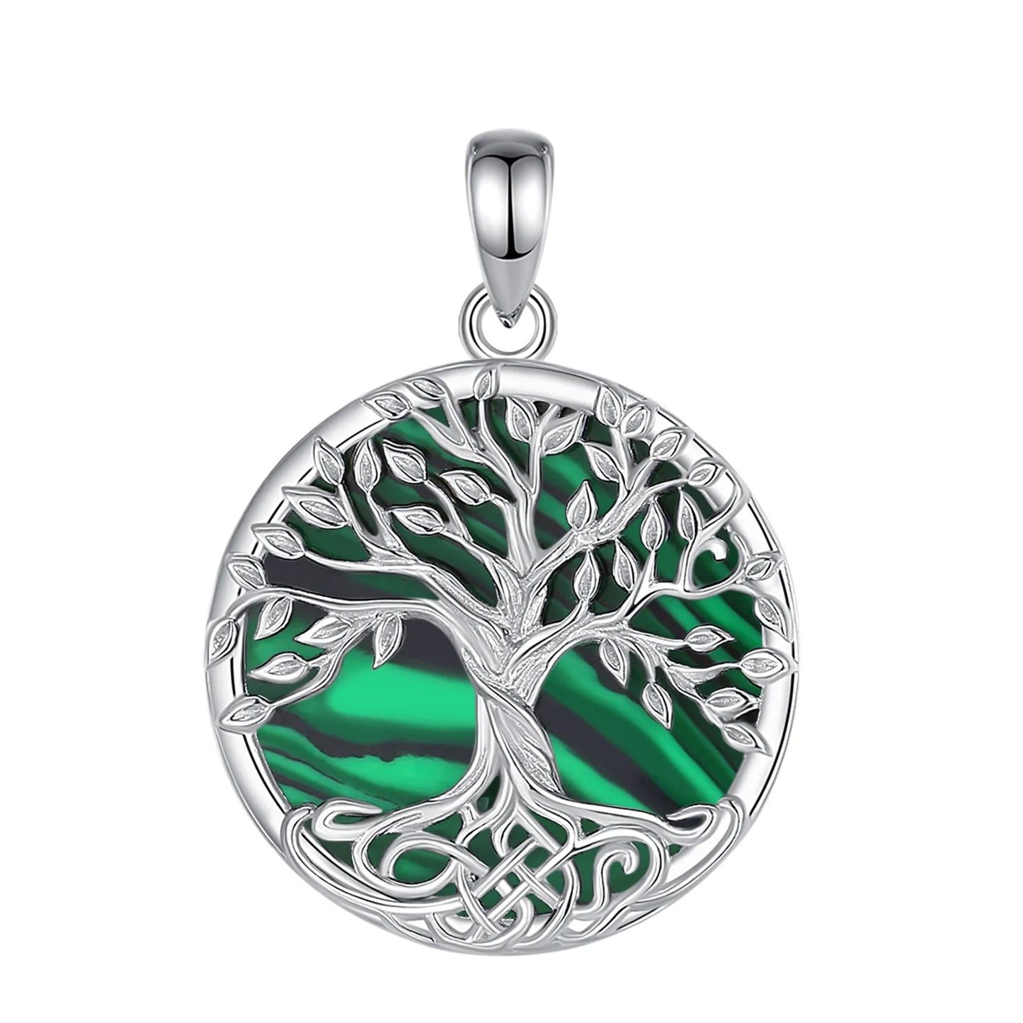 Crystal Chakra Pendant Necklace Tree Of Life Copper Wire Wrapped Birthstone Silver Jewelry Chakra Stones Healing Crystals
