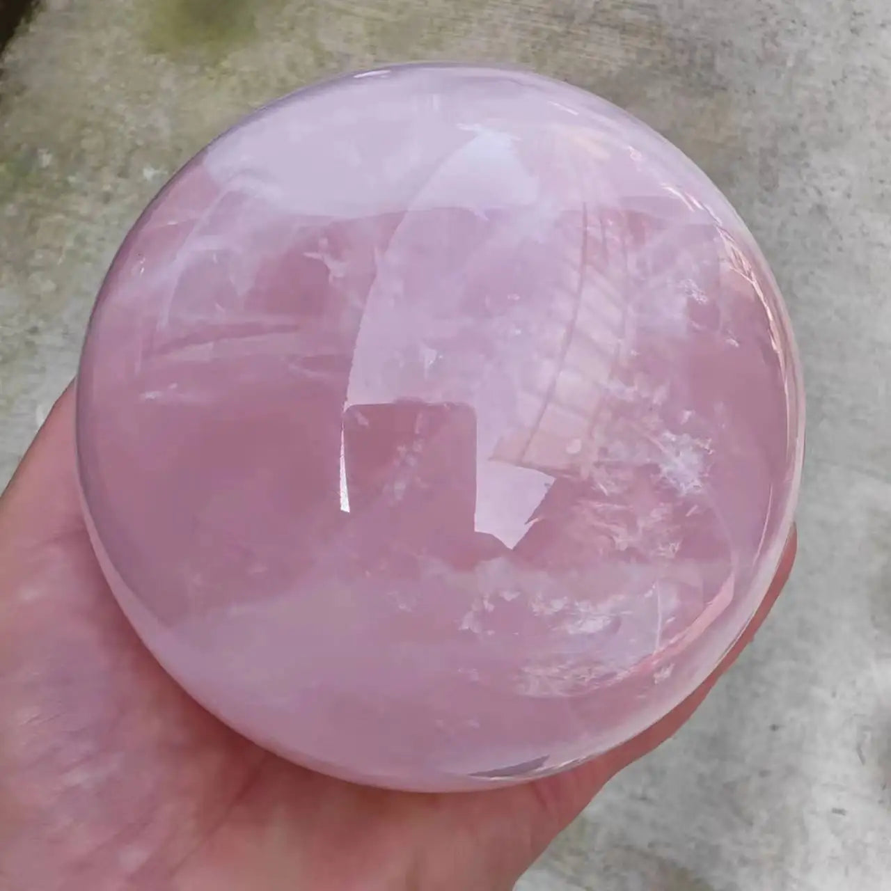 1pcNatural Rose Quartz ball Crystal Reiki Healing home office decorative craft gifts