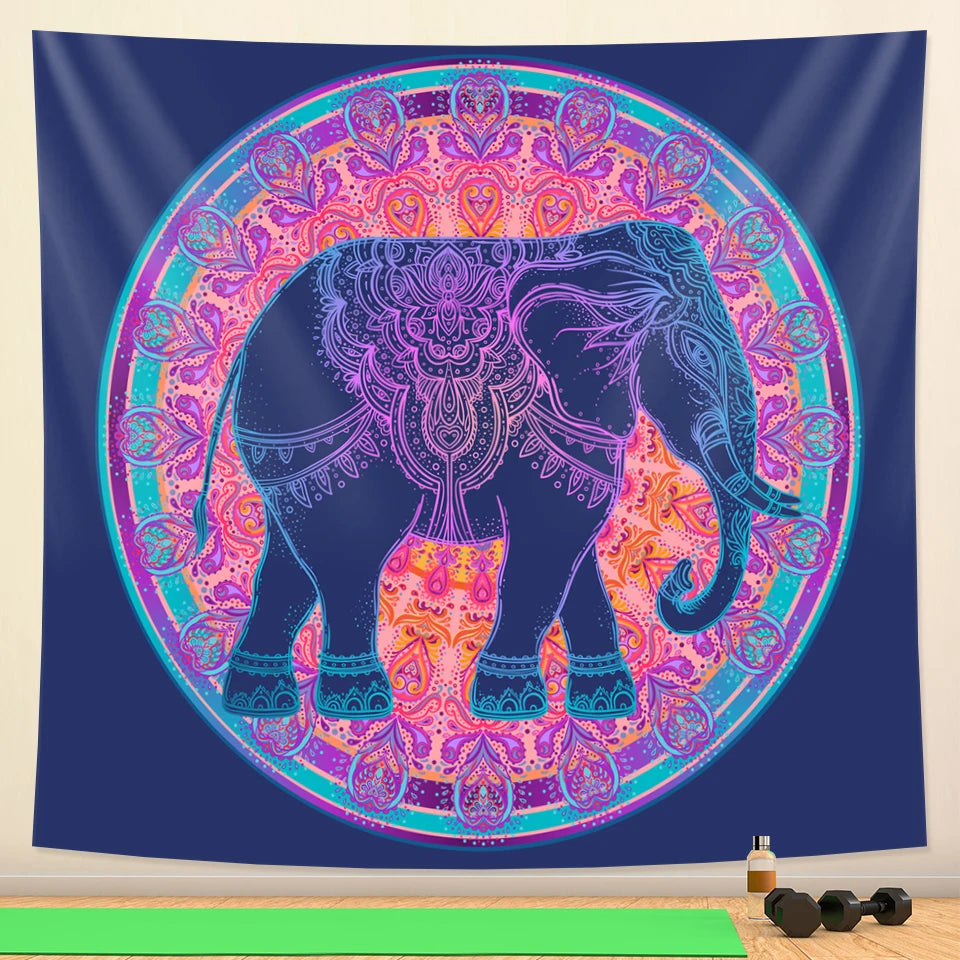 Indian meditation chakra tapestry home decoration Mandala tapestry background cloth Hippie witchcraft Bohemian decorative sheet