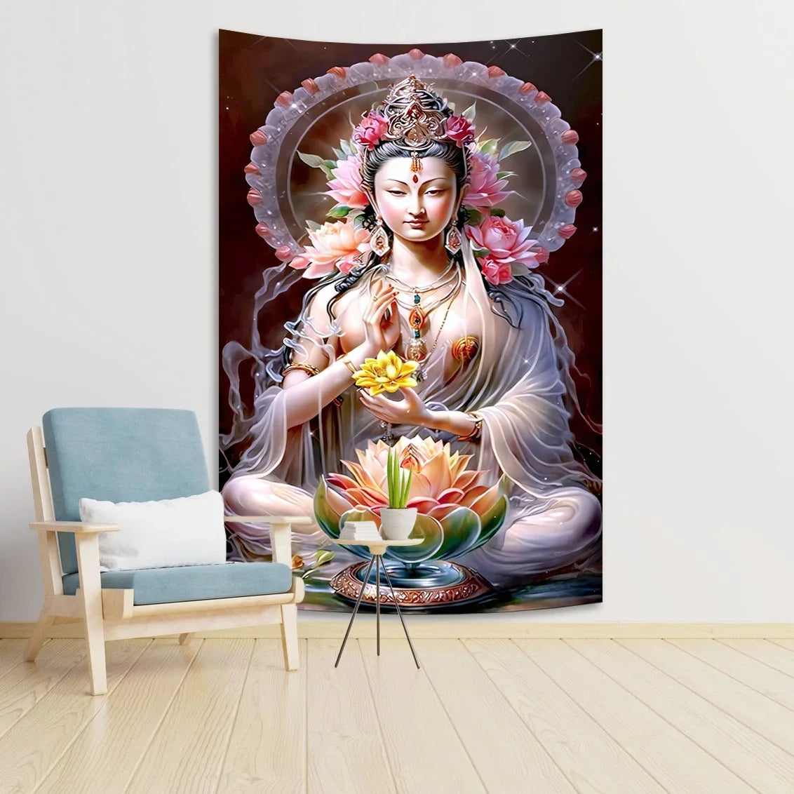3d Tapestries, Buddha Wall Carpets, Dormitories, Hippie Psychedelic Tree Landscapes, Bohemian Decorations