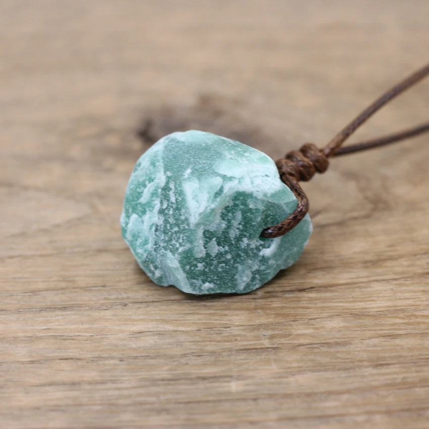 Healing Reiki Raw Stone Mineral Pendants Necklace,Natural Crystal Fluorite Rose Quartzs Tourmaline Agates Apatite Jewelry,QC3014