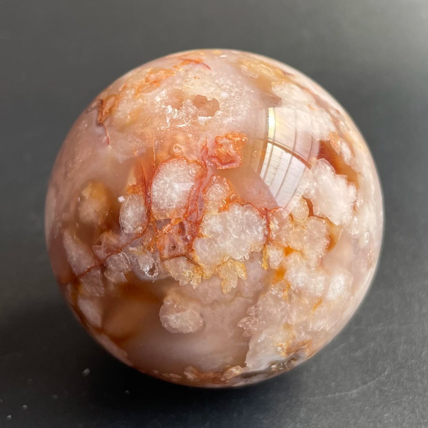 Natural Stone Amethyst Pink Sakura Agate Geode Sphere Polished Crystal Quartz ball Reiki Healing Gift Room Decor
