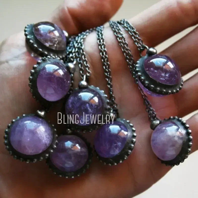 10pcs WitchCraft Collar Arcane Tiki Quartz Fluorite Obsidian Crystal Sphere Ball Talisman Necklace Goth Amulet Women Y2K Jewelry