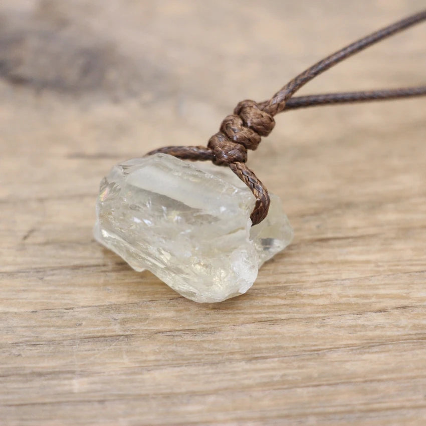 Healing Reiki Raw Stone Mineral Pendants Necklace,Natural Crystal Fluorite Rose Quartzs Tourmaline Agates Apatite Jewelry,QC3014