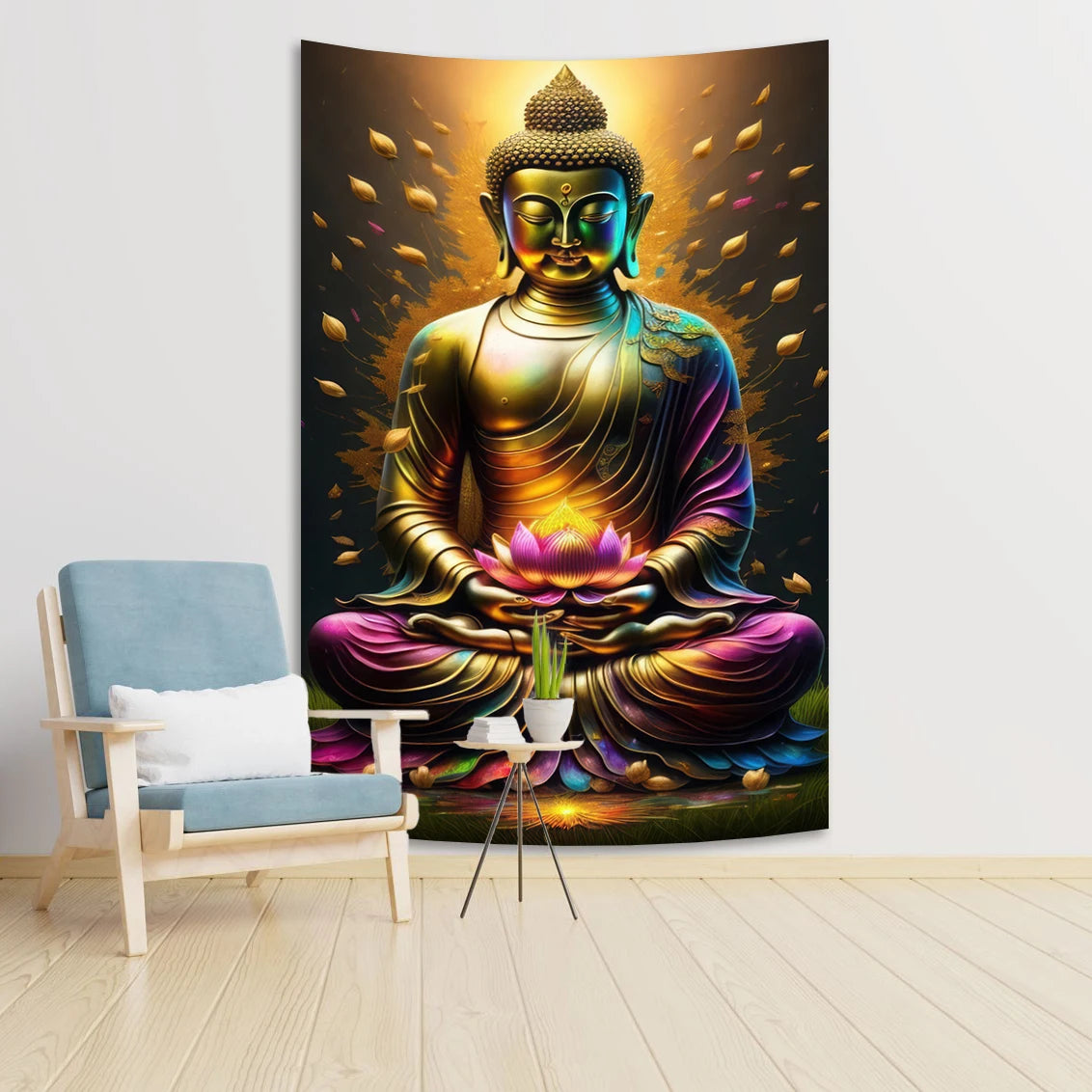 3d Tapestries, Buddha Wall Carpets, Dormitories, Hippie Psychedelic Tree Landscapes, Bohemian Decorations