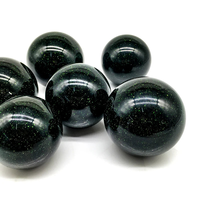 Wholesale Natural Crystal Sphere polished sandstone sphere heading green crystal balls for home decoration