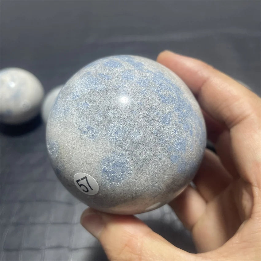 K2 Crystal Sphere Quartz Mineral Polished Gemstone Natural Stone Healing Craft Reiki Ball Home Decoration