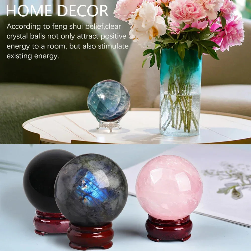 4-7cm Natural Crystal Big Ball Polished Massage Sphere Ball Reiki Healing Home Decor Lapiz Lazuli Sphere Crystal Stones Crafts