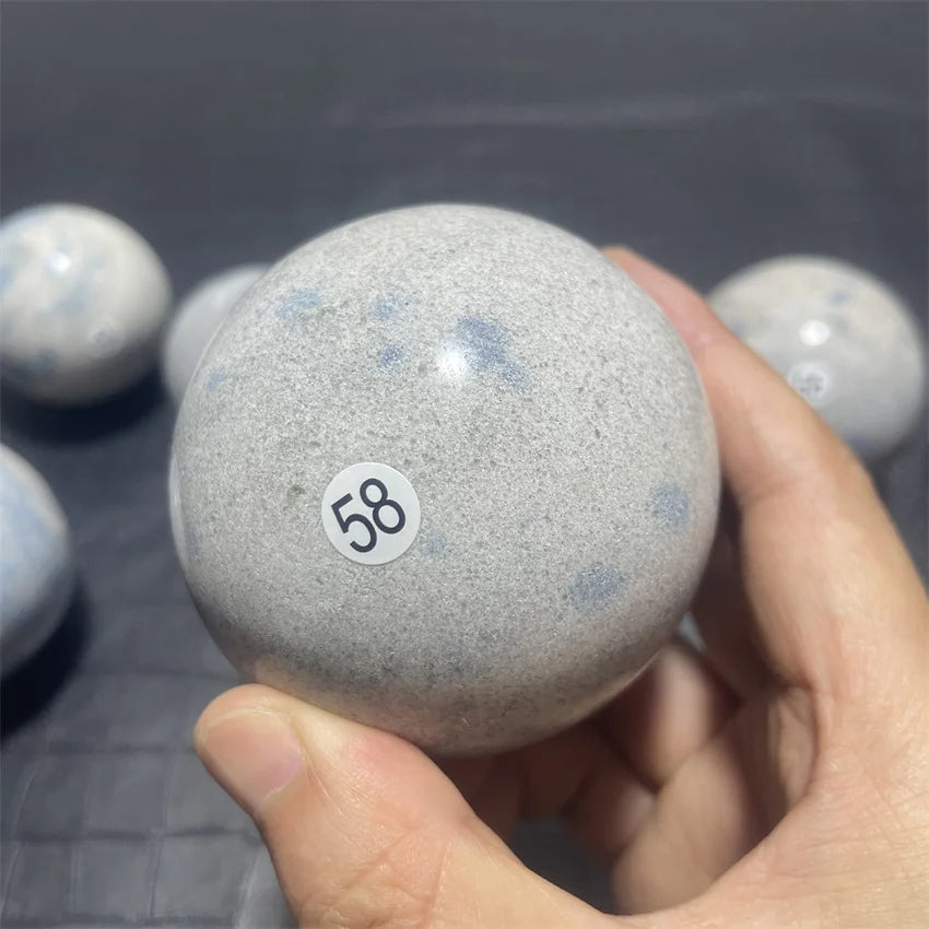 K2 Crystal Sphere Quartz Mineral Polished Gemstone Natural Stone Healing Craft Reiki Ball Home Decoration