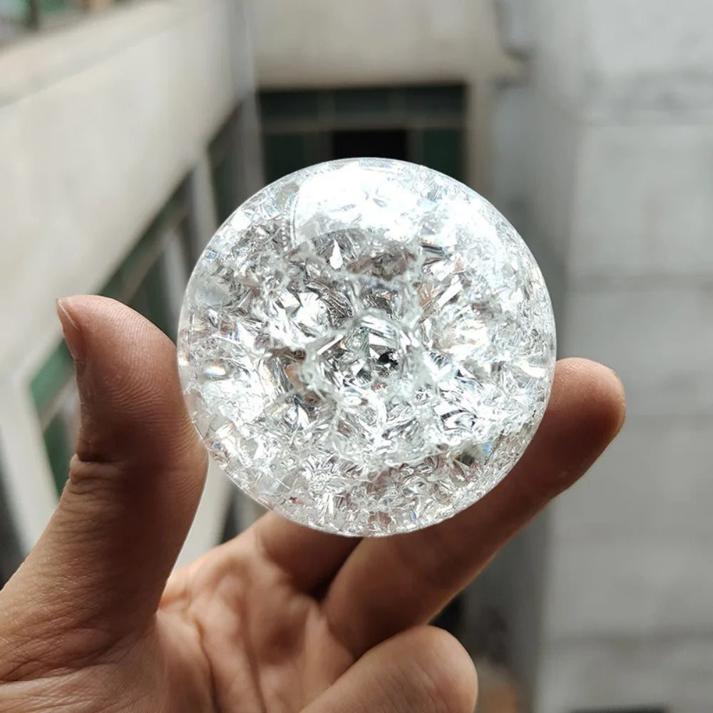 Transparent Nordic Home Decoration Handicraft DIY Feng Shui Ornament Crystal Ball Glass Marble Magic Sphere