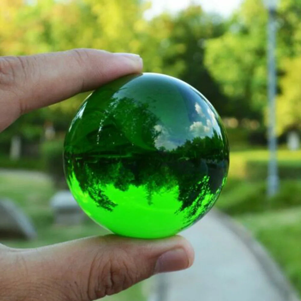 40/50/60MM Asia Rare Clear Multicolor K9 Crystal Ball Healing Magic Sphere Photography Props Lensball Living Room Decor Gifts