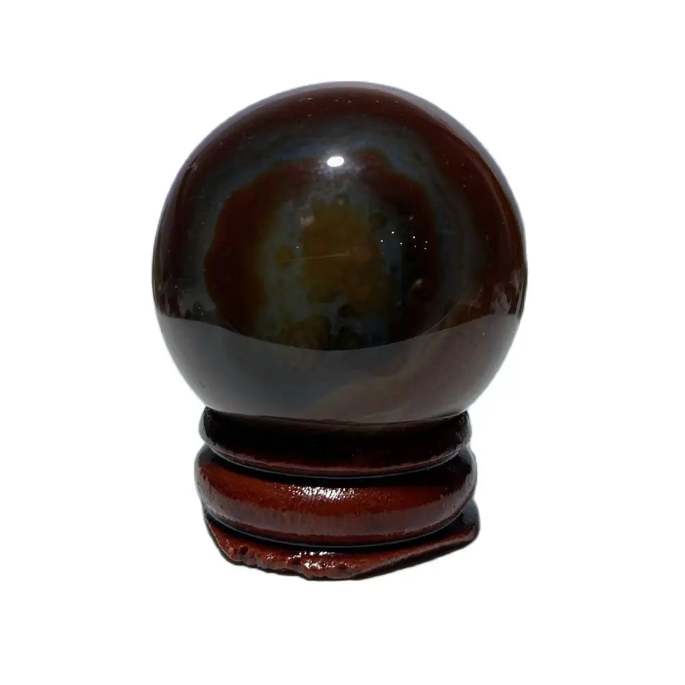 Natural Crystal Sardonyx Winding Agate  Ball Mineral Specimen Smooth  Quartz Sphere  Reiki Healing Gift Stone Home Decoration