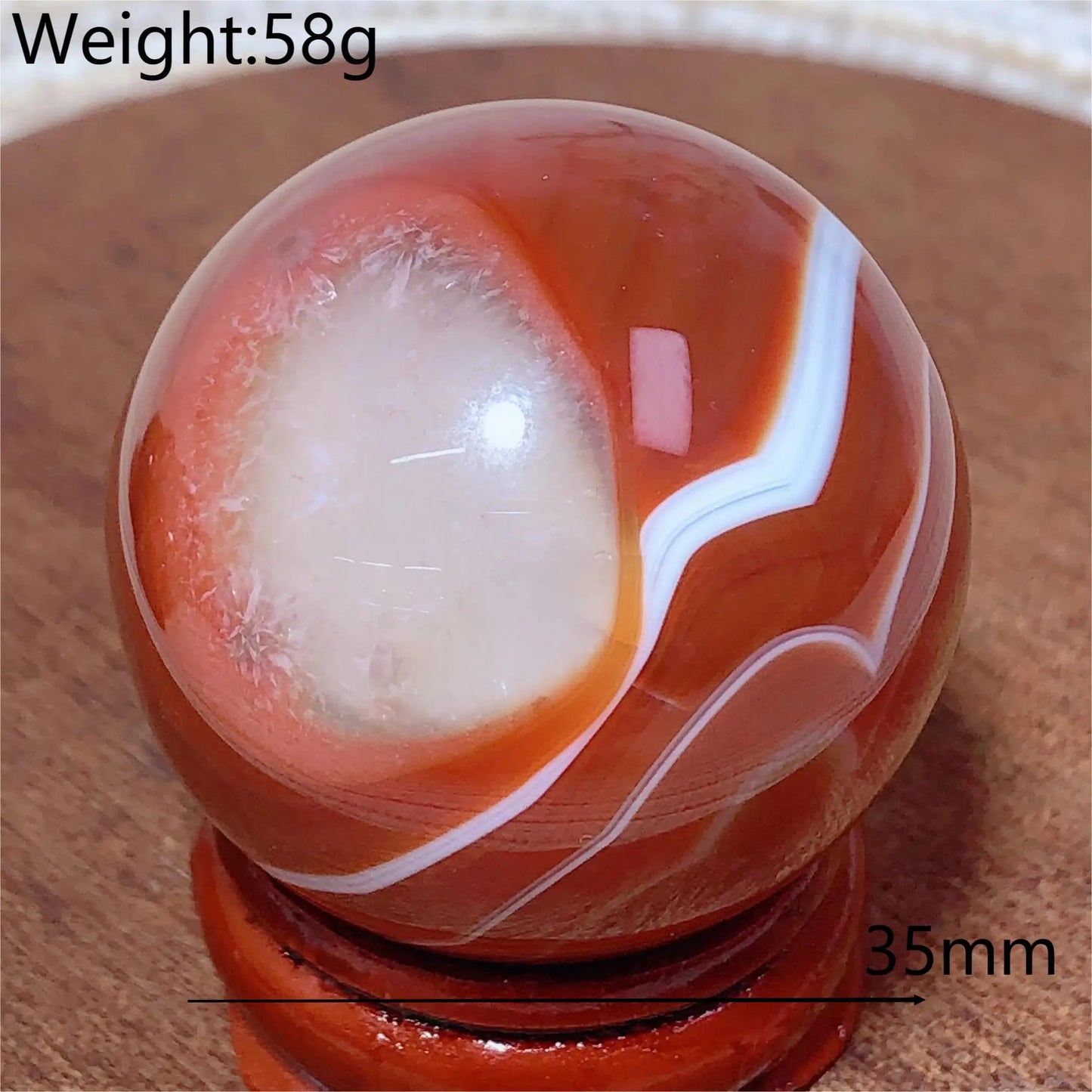 High Quality Healing Natural Crystals Sardonyx Sphere Ball Home Decorations Polished Room Decor Energy Gift Mineral Ore Stone