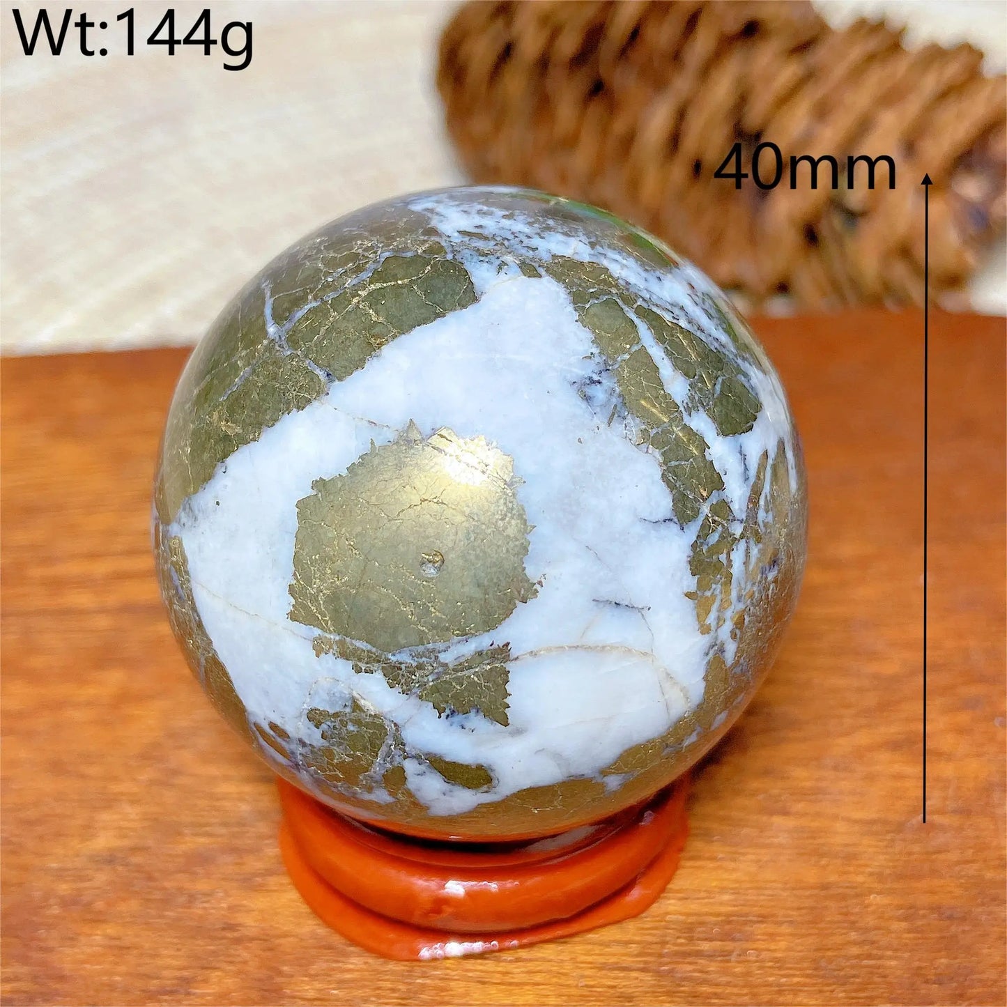 Natural Crystals Pyrite Sphere Ball Polished Healing Mineral Energy Stone Reiki Home Decorations Gift Ore Crafts Desk