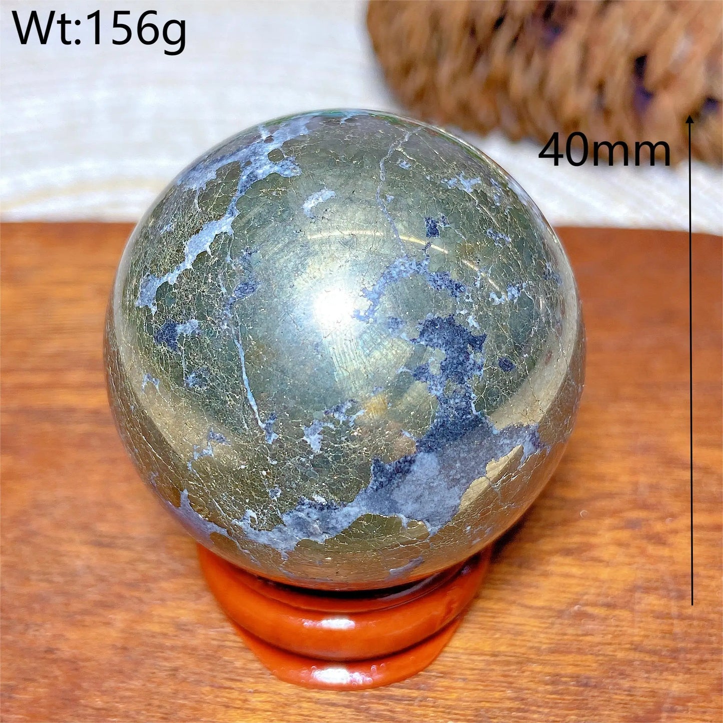 Natural Crystals Pyrite Sphere Ball Polished Healing Mineral Energy Stone Reiki Home Decorations Gift Ore Crafts Desk