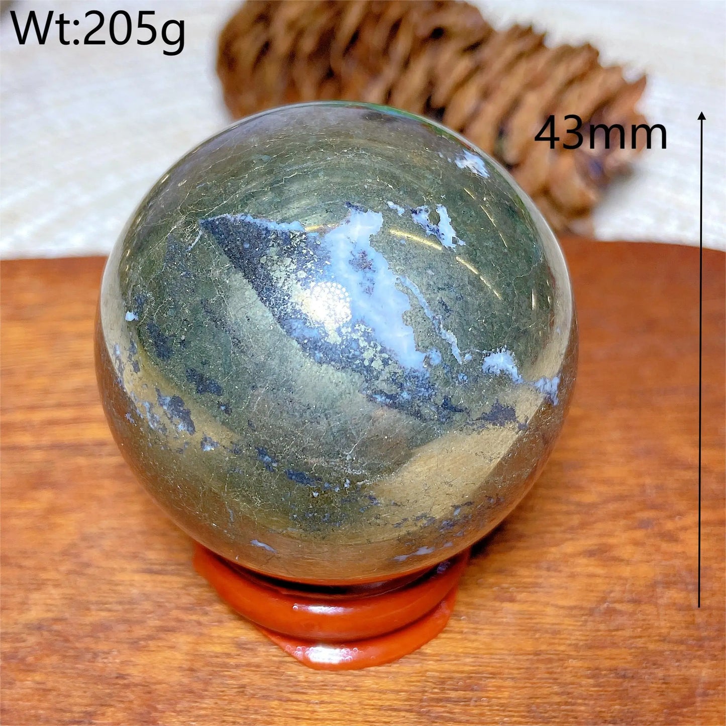 Natural Crystals Pyrite Sphere Ball Polished Healing Mineral Energy Stone Reiki Home Decorations Gift Ore Crafts Desk
