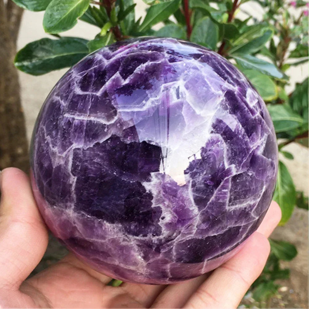 4-7cm Natural Crystal Big Ball Polished Massage Sphere Ball Reiki Healing Home Decor Lapiz Lazuli Sphere Crystal Stones Crafts