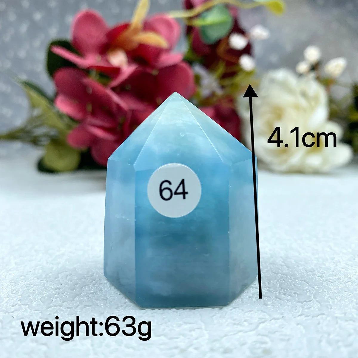 Natural Aquamarine Sapphire  Crystal Tower Exquisite Reiki Crystal Energy Sphere Home Decor Jewelry Gift
