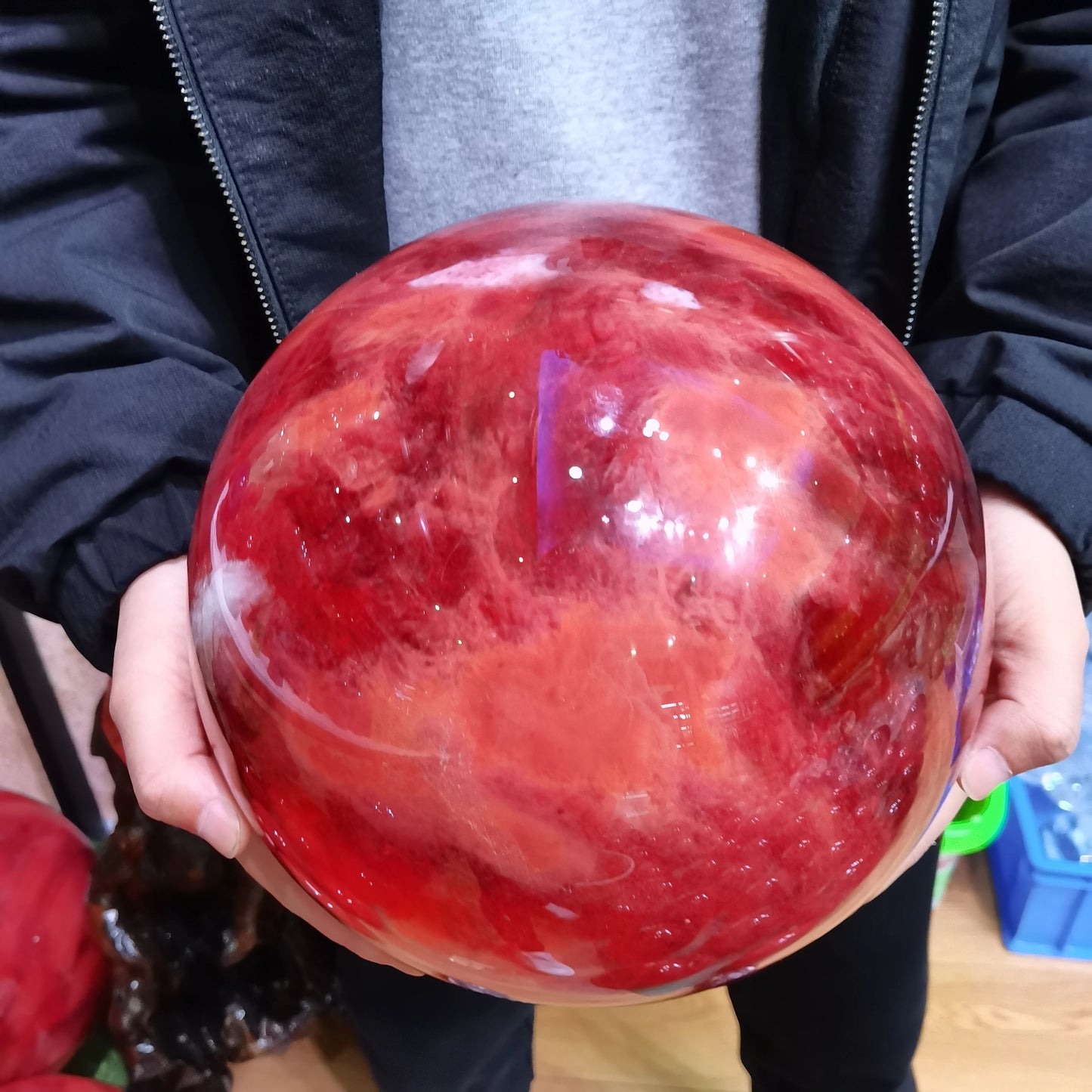 Top 50-200MM Natural Quartz Ball Smelting Stone Sphere Healing Crystal Balls For Meditation divination Home Decor Decoration