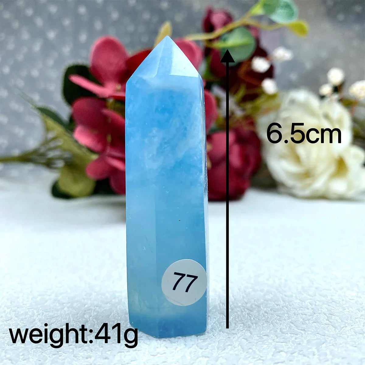 Natural Aquamarine Sapphire  Crystal Tower Exquisite Reiki Crystal Energy Sphere Home Decor Jewelry Gift