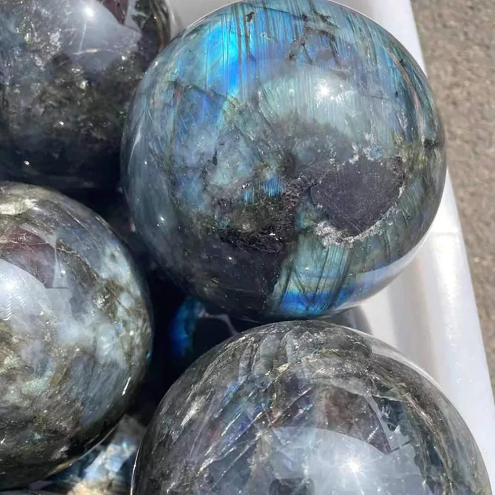 4-7cm Natural Crystal Big Ball Polished Massage Sphere Ball Reiki Healing Home Decor Lapiz Lazuli Sphere Crystal Stones Crafts