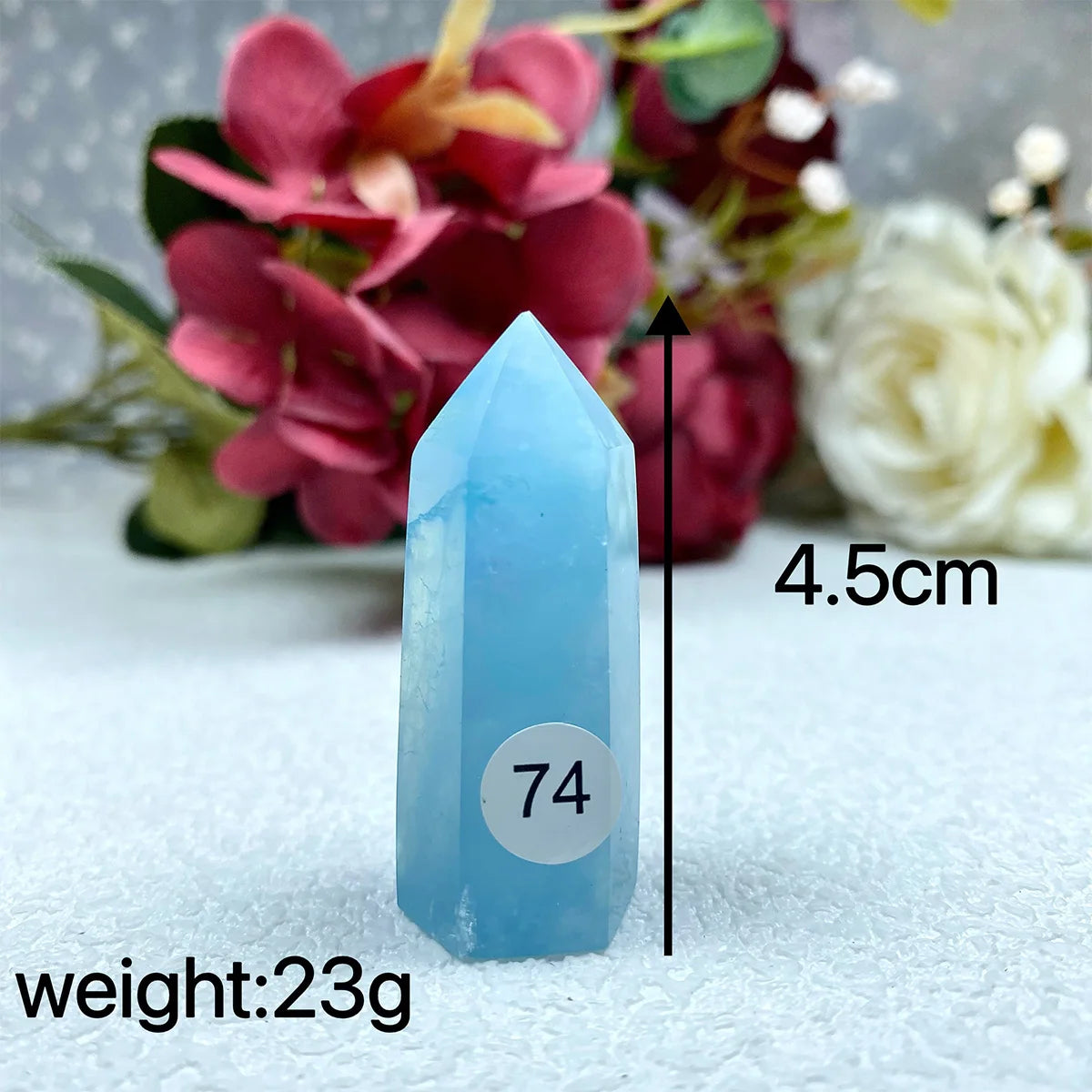 Natural Aquamarine Sapphire  Crystal Tower Exquisite Reiki Crystal Energy Sphere Home Decor Jewelry Gift